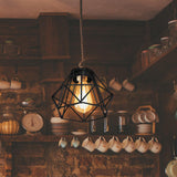 Maxbell Modern Lampshade Metal Light Cage for Living Room Dining Room Farmhouse Black