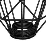 Maxbell Modern Lampshade Metal Light Cage for Living Room Dining Room Farmhouse Black