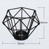 Maxbell Modern Lampshade Metal Light Cage for Living Room Dining Room Farmhouse Black