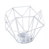 Maxbell Modern Lampshade Metal Light Cage for Living Room Dining Room Farmhouse White
