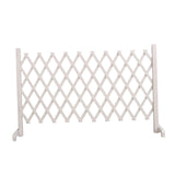 Maxbell Wooden Dog Gate Door Expanding Folding Fence Accessory Professional Foldable 170cmx70cm White