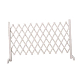 Maxbell Wooden Dog Gate Door Expanding Folding Fence Accessory Professional Foldable 170cmx70cm White