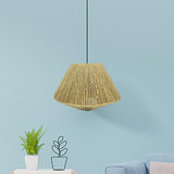 Maxbell Rustic Handwoven Lampshade Chandelier Light Cover for Cafe Office Decoration Large