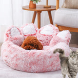 Maxbell Pet Blanket Dog Bed Hut Cozy Comfortable Soft Self Warming Cat Warm House Pink