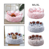 Maxbell Pet Bed Waterproof Bottom Sleeping Sofa Comfortable Plush for Dogs Pink Medium