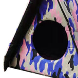 Maxbell Warm Stray Cats Shelter Waterproof Cat House Semi Enclosed Durable Accessory M