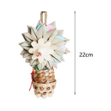 Maxbell Bird Chewing Toy Funny Bird Parrot Toy for Biting Cockatoo With Basket