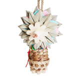Maxbell Bird Chewing Toy Funny Bird Parrot Toy for Biting Cockatoo With Basket
