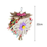 Maxbell Bird Chewing Toy Funny Bird Parrot Toy for Biting Cockatoo With Bell