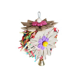 Maxbell Bird Chewing Toy Funny Bird Parrot Toy for Biting Cockatoo With Bell