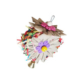 Maxbell Bird Chewing Toy Funny Bird Parrot Toy for Biting Cockatoo With Bell
