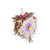 Maxbell Bird Chewing Toy Funny Bird Parrot Toy for Biting Cockatoo With Bell