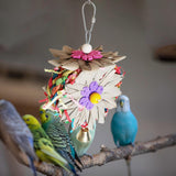 Maxbell Bird Chewing Toy Funny Bird Parrot Toy for Biting Cockatoo With Bell