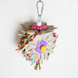 Maxbell Bird Chewing Toy Funny Bird Parrot Toy for Biting Cockatoo With Bell