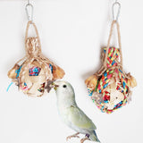 Maxbell Bird Chewing Toy Cage Bite Large Parrot Toys for Lovebird Cockatiels Budgies Style A