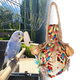 Maxbell Bird Chewing Toy Cage Bite Large Parrot Toys for Lovebird Cockatiels Budgies Style B