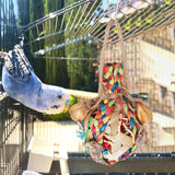 Maxbell Bird Chewing Toy Cage Bite Large Parrot Toys for Lovebird Cockatiels Budgies Style B