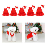 Maxbell pet Christmas Dress Outfit Pet Clothes for Puppy Kitten winter S