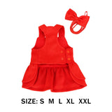 Maxbell pet Christmas Dress Outfit Pet Clothes for Puppy Kitten winter S