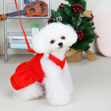 Maxbell pet Christmas Dress Outfit Pet Clothes for Puppy Kitten winter M