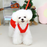 Maxbell pet Christmas Dress Outfit Pet Clothes for Puppy Kitten winter M