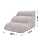 Maxbell 3 Steps Dog Stairs Ramps Anti Slip Wide for Older Dogs and Cats Small Pets