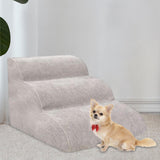 Maxbell 3 Steps Dog Stairs Ramps Anti Slip Wide for Older Dogs and Cats Small Pets