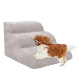 Maxbell 3 Steps Dog Stairs Ramps Anti Slip Wide for Older Dogs and Cats Small Pets
