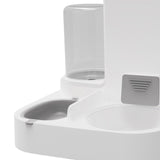 Maxbell Pet Feeder Detachable Pet Bowls Water Food Bowls Water Fountain Cat Bowls Gray
