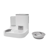 Maxbell Pet Feeder Detachable Pet Bowls Water Food Bowls Water Fountain Cat Bowls Gray