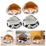 Maxbell Warm Pet House Dog Tent Calming Soft Hand or Machine Washable Cave Cat Bed Coffee 40cmx40cm