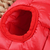 Maxbell Portable Dog Down Jacket Lightweight Warm Soft Stylish Windproof for Clothes Red M