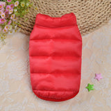 Maxbell Portable Dog Down Jacket Lightweight Warm Soft Stylish Windproof for Clothes Red M