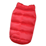 Maxbell Portable Dog Down Jacket Lightweight Warm Soft Stylish Windproof for Clothes Red M