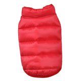 Maxbell Portable Dog Down Jacket Lightweight Warm Soft Stylish Windproof for Clothes Red M