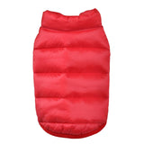 Maxbell Portable Dog Down Jacket Lightweight Warm Soft Stylish Windproof for Clothes Red M