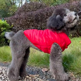 Maxbell Portable Dog Down Jacket Lightweight Warm Soft Stylish Windproof for Clothes Red M