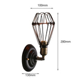 Maxbell Industrial Wall Sconces Wall Lights Fixtures Lighting Adjustable for Study