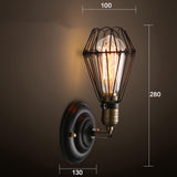 Maxbell Industrial Wall Sconces Wall Lights Fixtures Lighting Adjustable for Study
