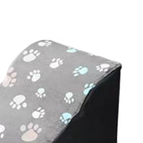 Maxbell Soft Dog Steps Stair Dog Ramp Ladder with Removable Cover Wide for Cats 58cmx31cmx28cm