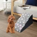 Maxbell Soft Dog Steps Stair Dog Ramp Ladder with Removable Cover Wide for Cats 58cmx31cmx28cm