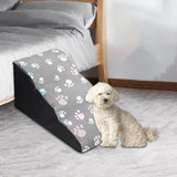 Maxbell Soft Dog Steps Stair Dog Ramp Ladder with Removable Cover Wide for Cats 58cmx31cmx28cm