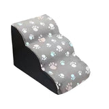 Maxbell Soft Dog Steps Stair Dog Ramp Ladder with Removable Cover Wide for Cats 58cmx38cmx38cm