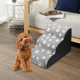 Maxbell Soft Dog Steps Stair Dog Ramp Ladder with Removable Cover Wide for Cats 58cmx38cmx38cm