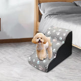 Maxbell Soft Dog Steps Stair Dog Ramp Ladder with Removable Cover Wide for Cats 58cmx38cmx38cm