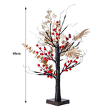 Maxbell Bonsai Tree Lamp Fairy Lights Tree Ornament Artificial Tree Light for Gifts StyleC