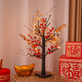 Maxbell Bonsai Tree Lamp Fairy Lights Tree Ornament Artificial Tree Light for Gifts StyleC