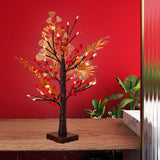 Maxbell Bonsai Tree Lamp Fairy Lights Tree Ornament Artificial Tree Light for Gifts StyleC