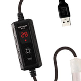 Maxbell USB Small Fish Tank Heater Heating Tool External Temperature Controller 10W