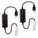 Maxbell USB Small Fish Tank Heater Heating Tool External Temperature Controller 10W